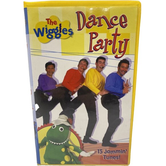 The Wiggles VHS Lot Of 4 Toot Toot Big Red Car Dance Party Wiggle Bay Children's - Picture 11 of 16